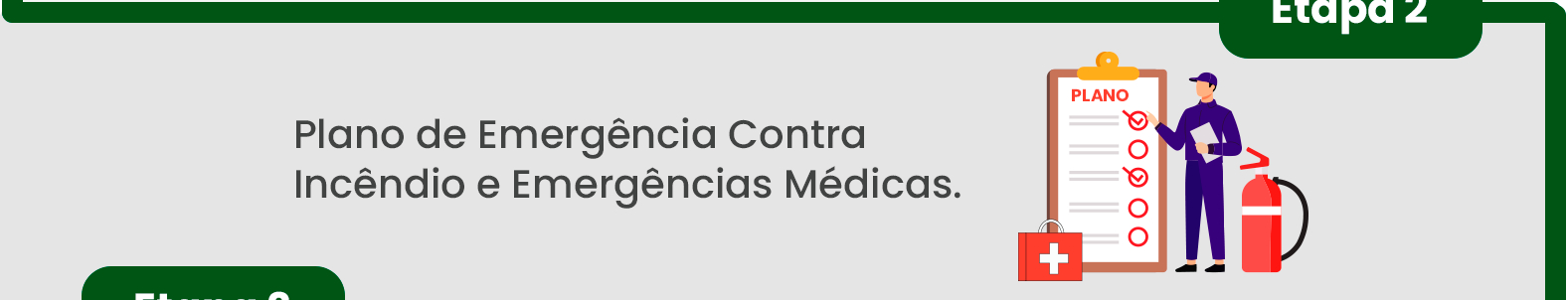 Passo 2: Plano de Emergência Contra Incêndio e Emergências Médicas. Passo 2: Plano de Emergência Contra Incêndio e Emergências Médicas.