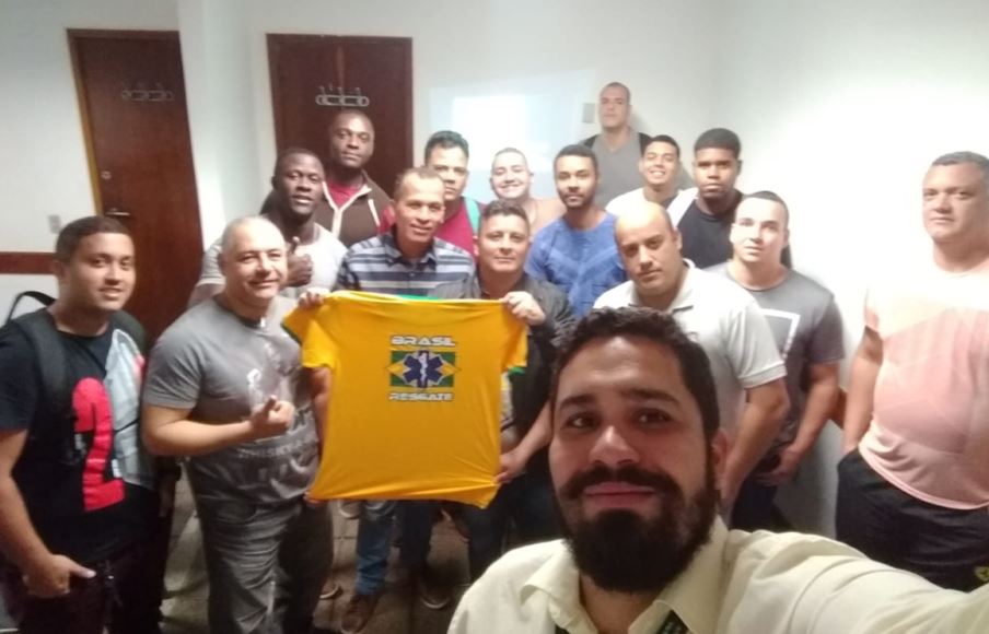 O2 Corporate & Offices com a Brigada de Incêndio do Brasil Resgate